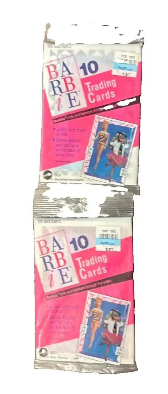 Barbie Trading Cards 2 Packs of 10 Sealed